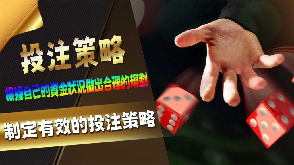 制定有效的投注策略